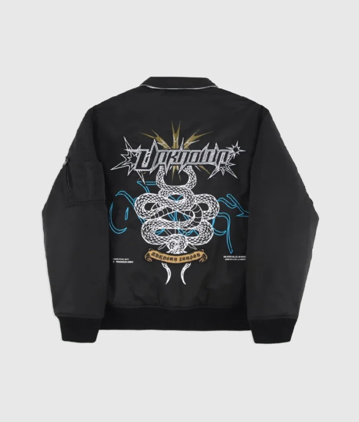 Unknown London Reversible Camo Bomber Jacket