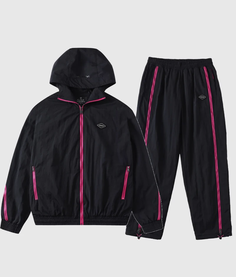 Unknown London Rhinestone Tracksuit BlackPink 7.webp Unknown London Rhinestone Tracksuit Black/Pink
